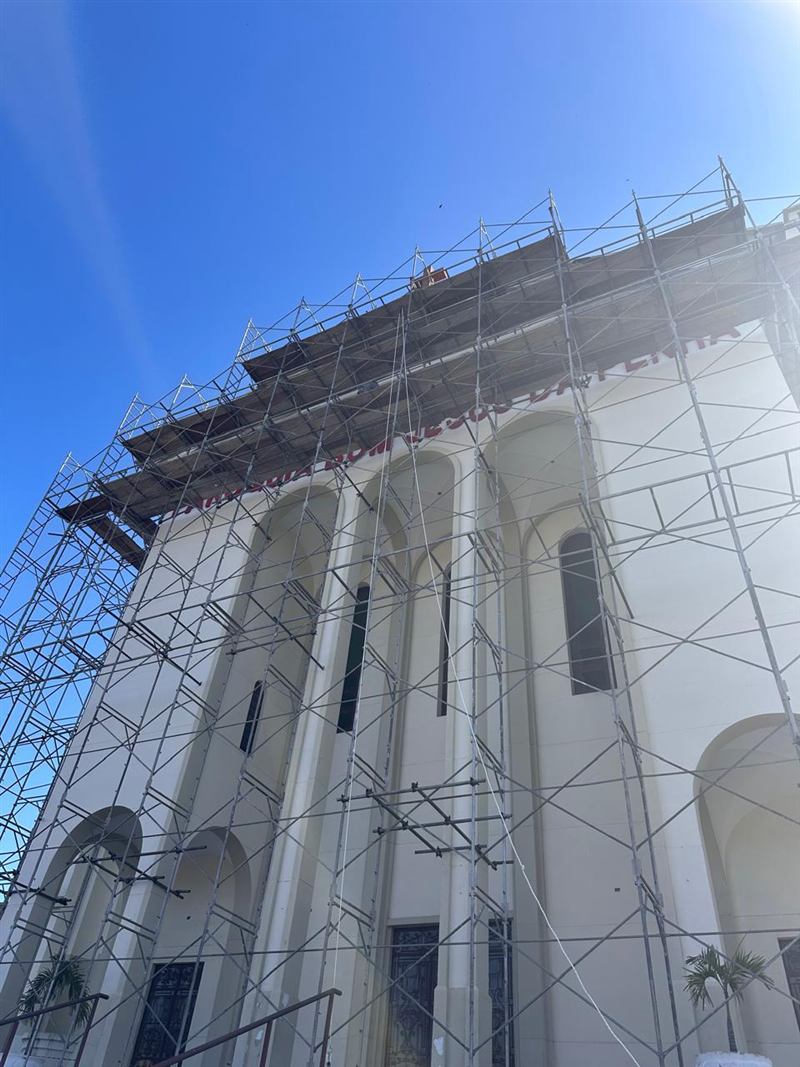 Recuperação de fachada - Igreja Bom Jesus da Penha